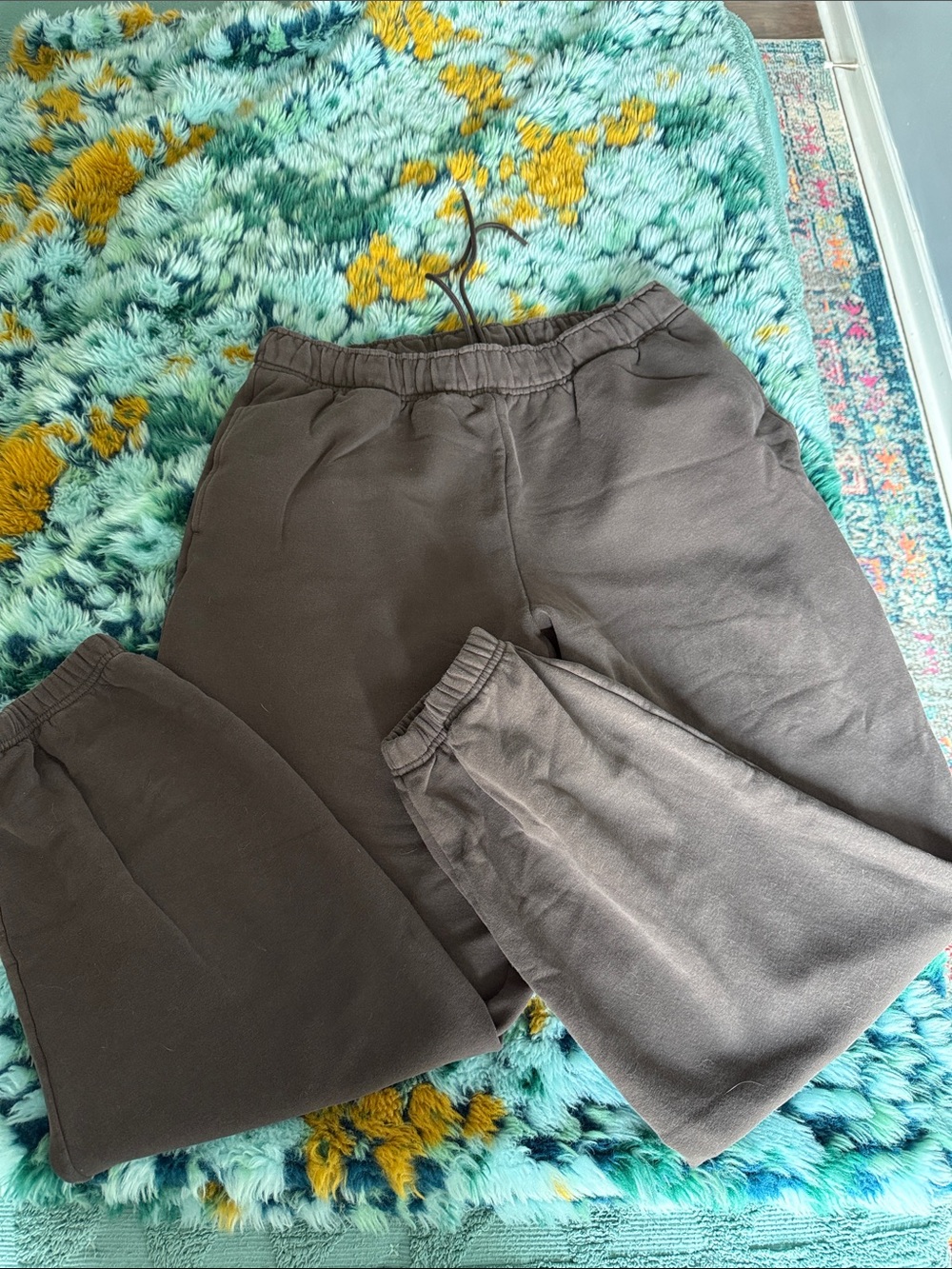 Athleta Brown Drawstring Joggers